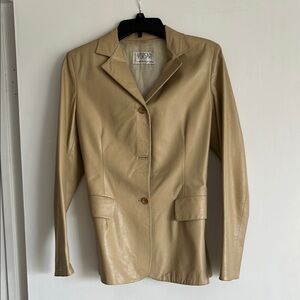 Versace Tan Blazer Tailored Suit Jacket
